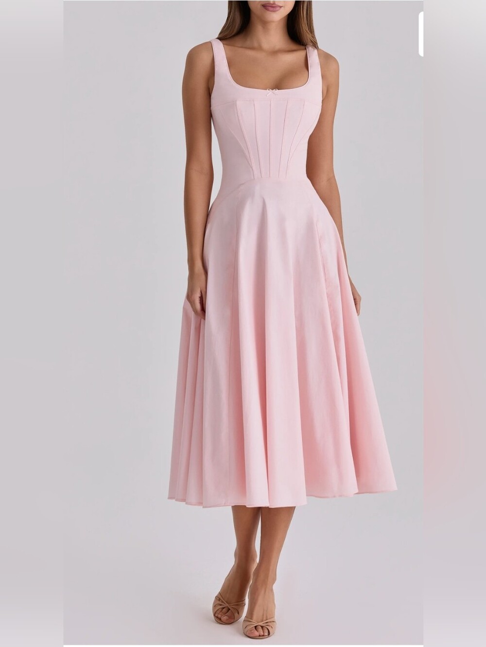 Jaime Lace Back Sleeveless Midi Dress
HOUSE OF CB.